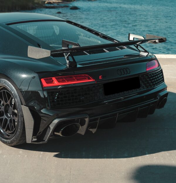 Audi R8 Carbon Fibre Rear Diffuser W Side Elements Gen 2 2019-