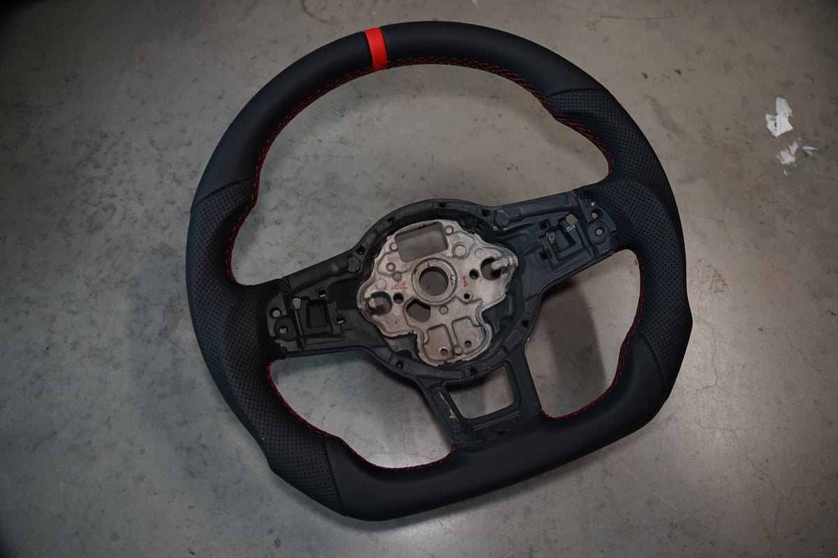 Volkswagen Golf MK7 / MK7.5 Polo MK5 / MK6 Leather Steering Wheel - IN STOCK | SWVWGTIR56