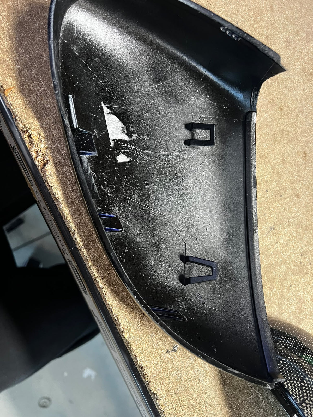 CLEARANCE 8003 - Volkswagen VW Golf MK7 / MK7.5 Genuine Carbon Fibre HEX Style Wing Mirror Covers (2013- 2019)