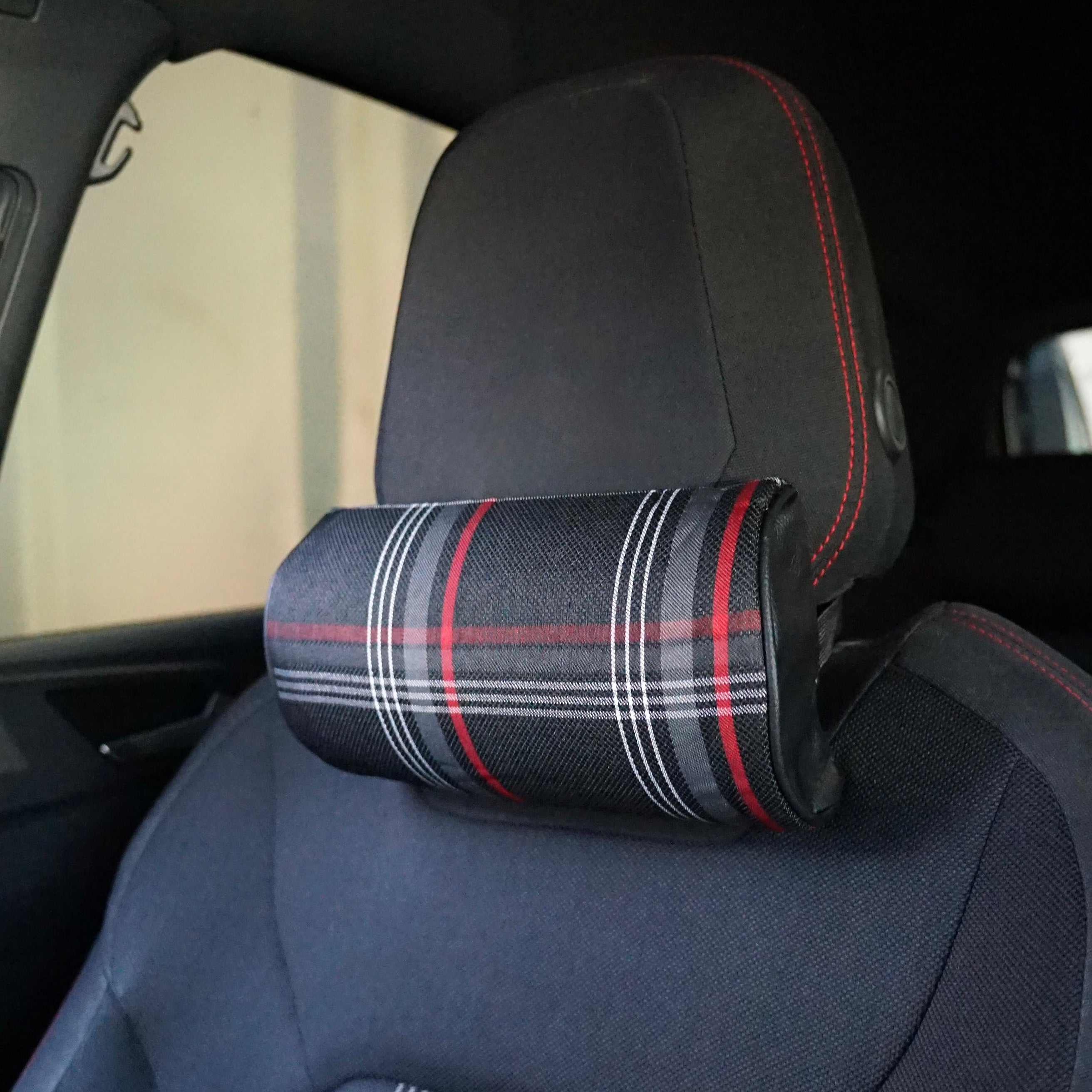Tartan Seat Neck Rest Pillow (Fits All)