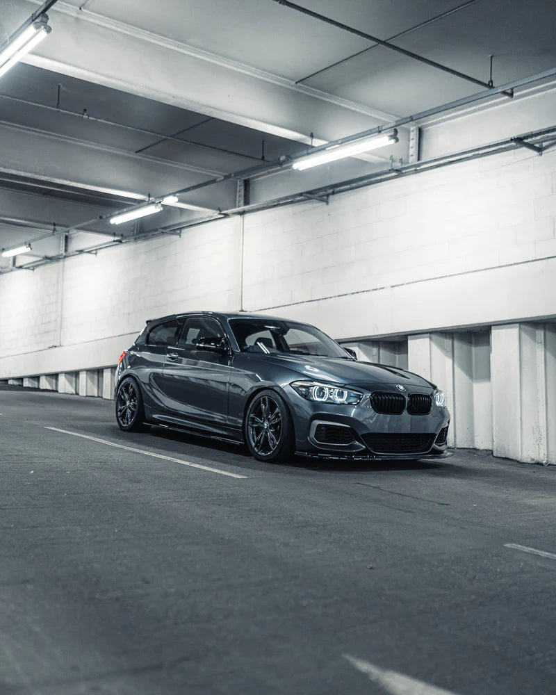BMW 1 SERIES F20 F21 & 2 SERIES F22 EVO-1 GLOSS BLACK SIDE SKIRTS BY ZAERO (2011-2019)