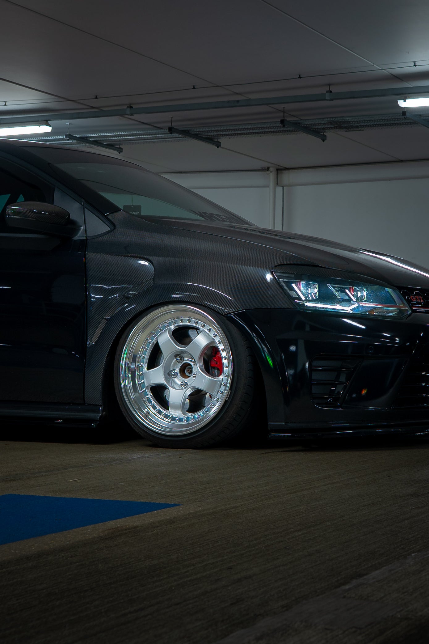 Volkswagen Polo MK5 6R / 6C Carbon Fibre Vented Wings / Fenders (Pair) 2009 - 2017 *NEW*