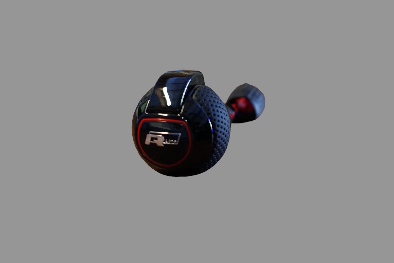 Volkswagen VW DSG Round Gear Selector Knob Perforated Leather GTI / R / R Line Logo