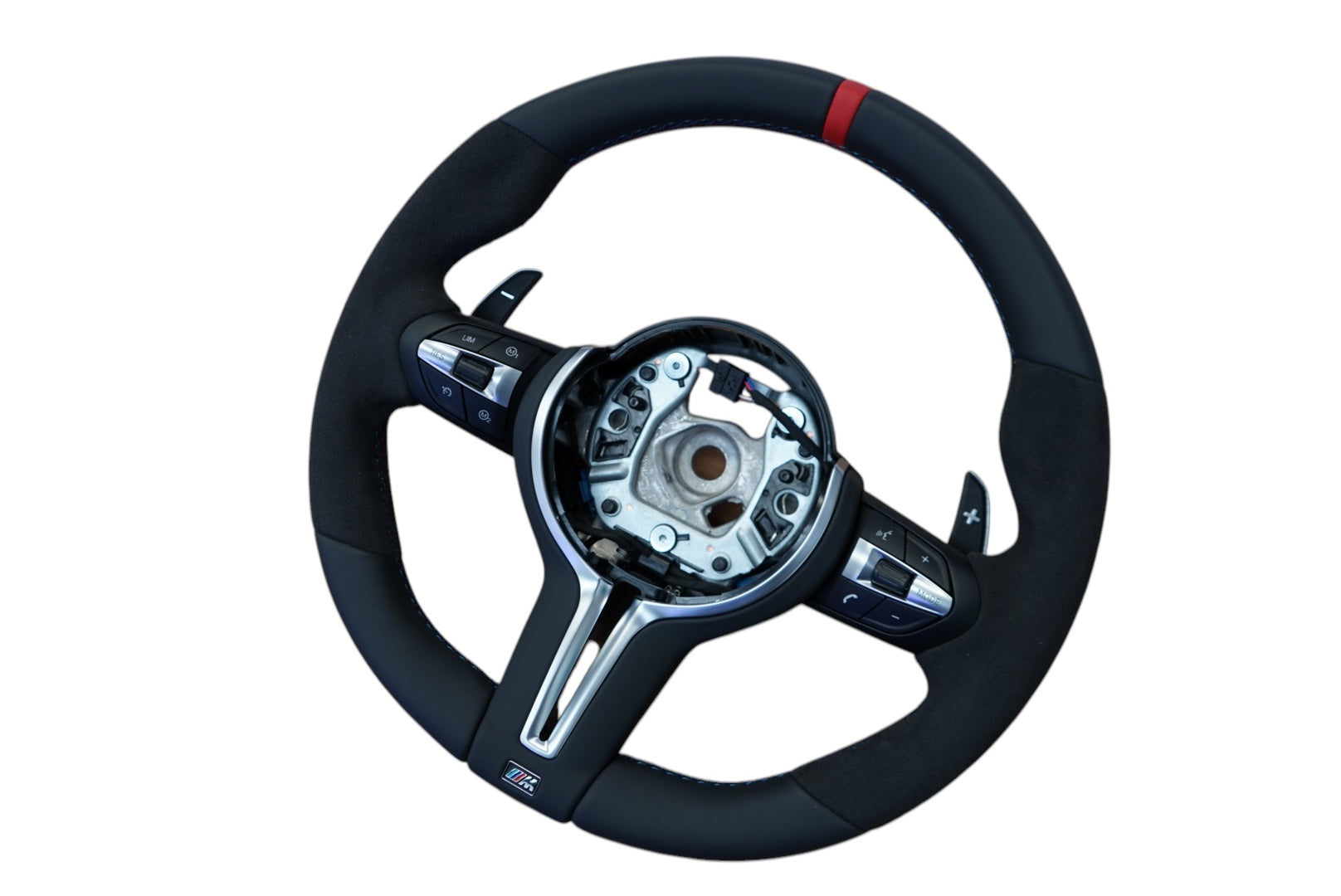 BMW 1, 2, 3, 4, 5 Series Carbon Fibre Steering Wheel (IN STOCK - SWBMWF8)