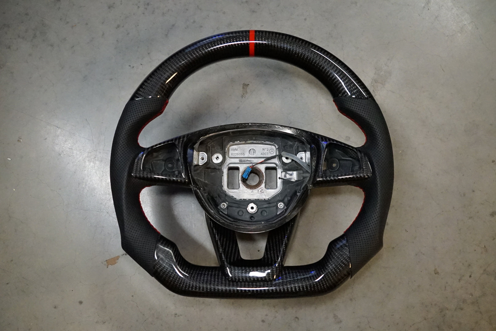 Mercedes A CLASS W176 FL 2013+ Carbon Fibre Steering Wheel - SWMERCACLASS1