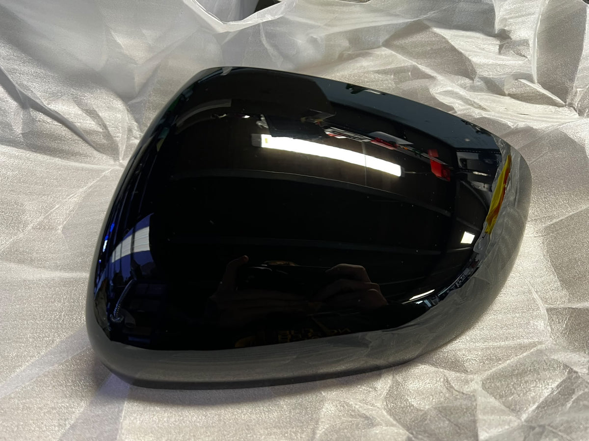 CLEARANCE 8012 -Mercedes A Class W177 / CLA C118 Gloss Black Mirror Covers / Caps Pair (2018+ Models)