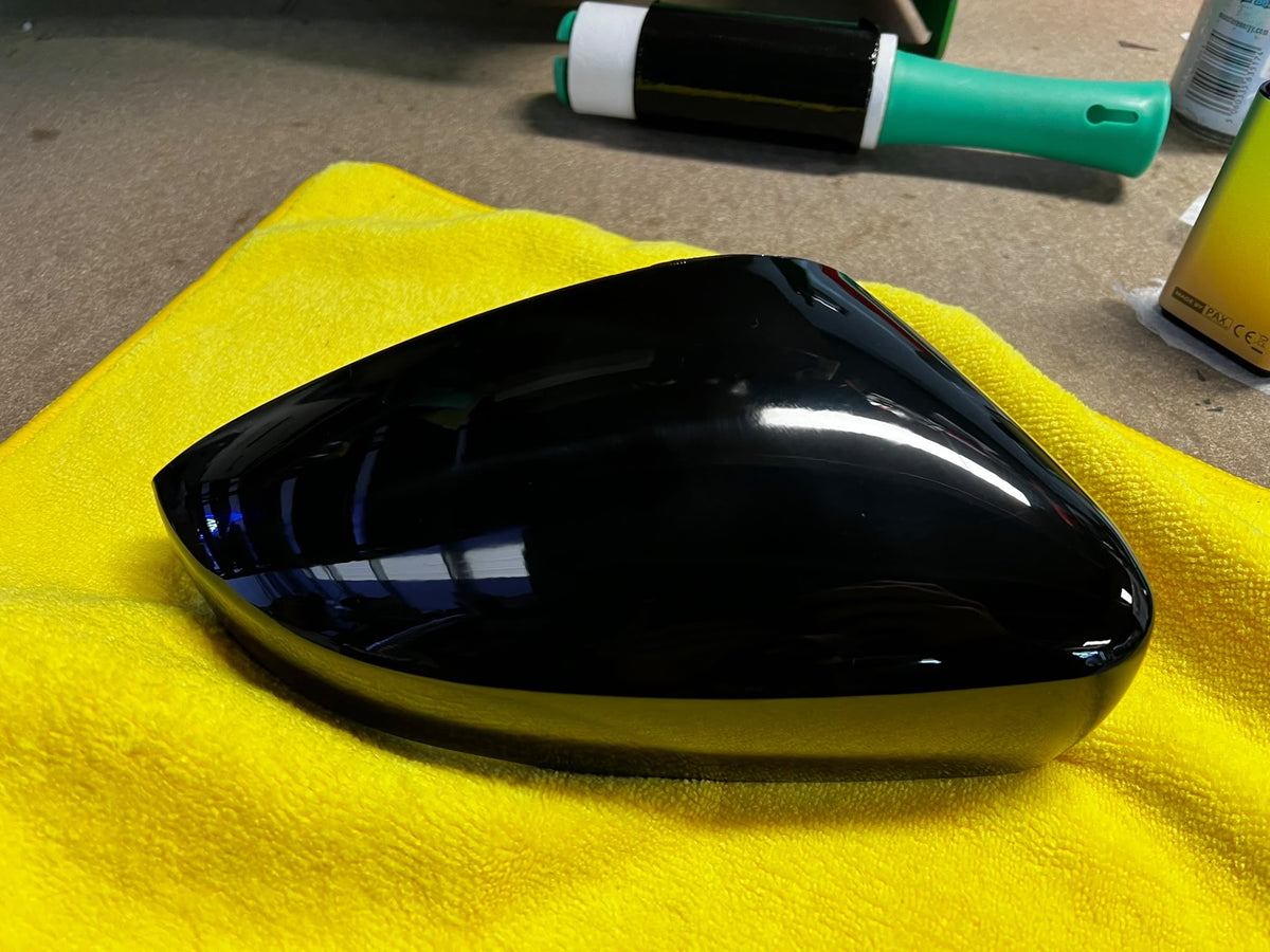 CLEARANCE 8009 - Volkswagen Polo MK5 6R/6C Gloss Black Mirror Covers (2009-2017)
