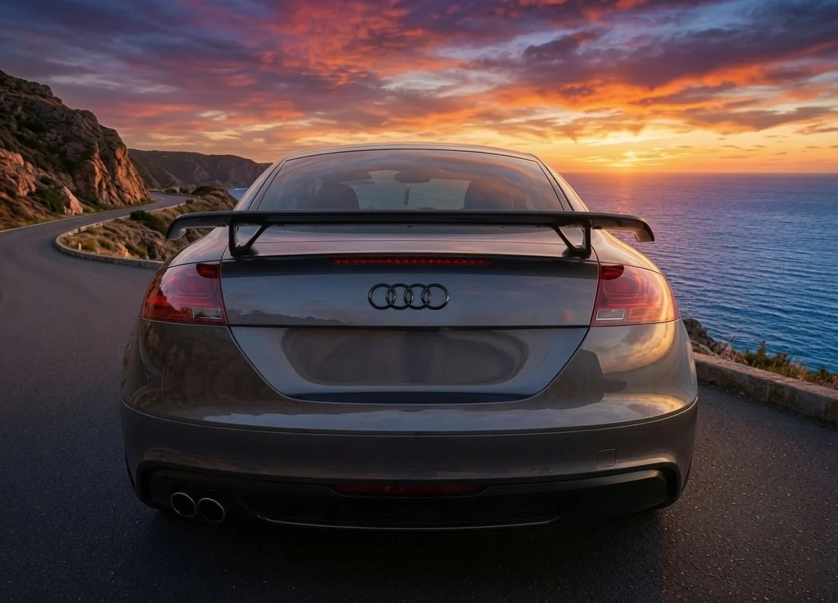 CLEARANCE 6008 - Audi TT MK2 8J RS Style Carbon Fibre Spoiler (2007-2014) DAS AUTOMOTIVE