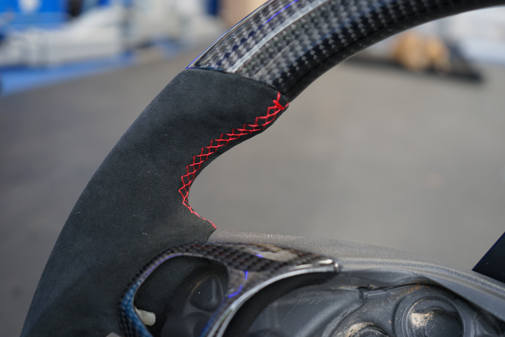 Ford Fiesta MK7 / MK7.5 Carbon Fibre Steering Wheel - SWFIESTA19
