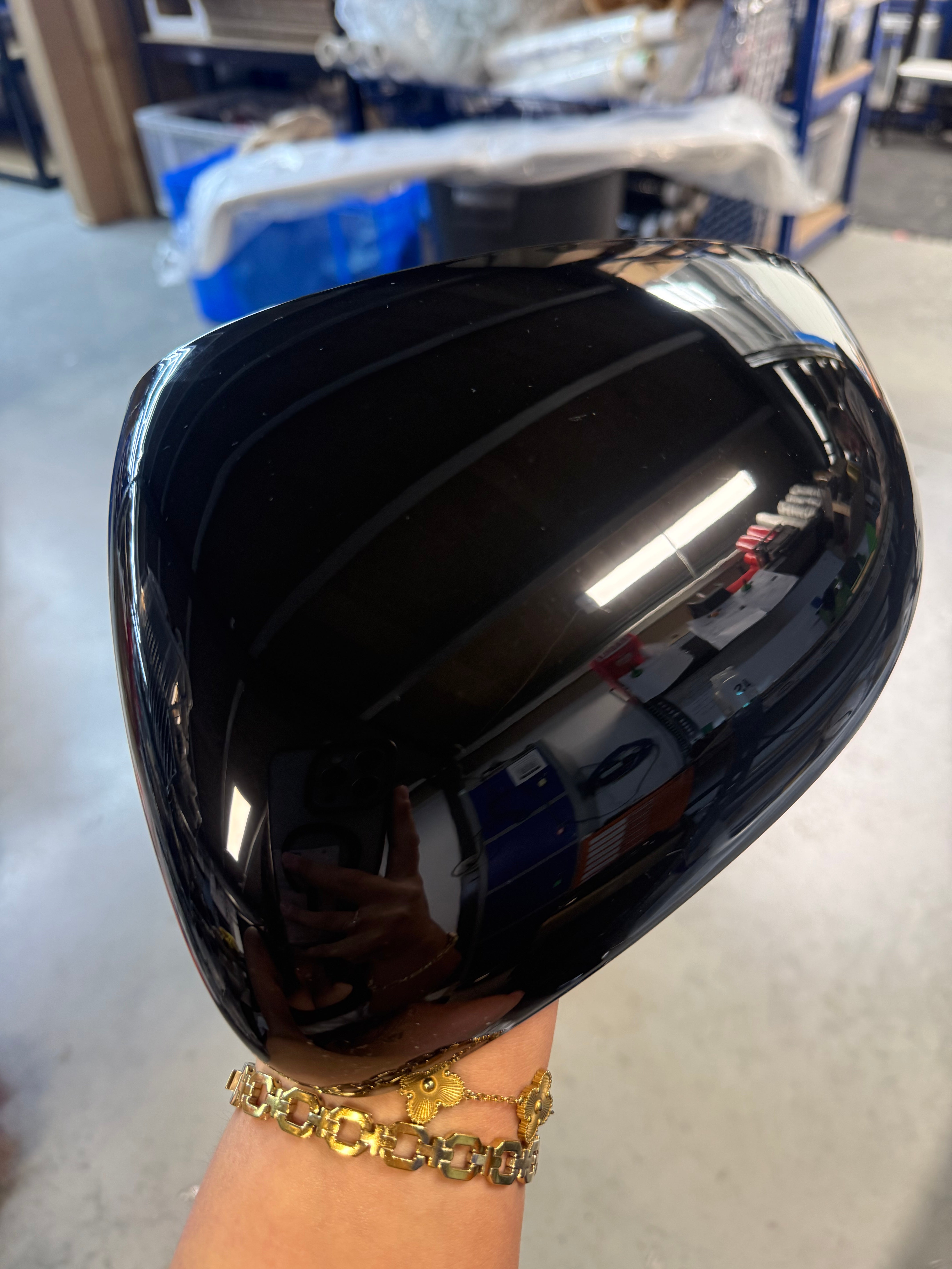**CLEARANCE**Mercedes A Class W177 / CLA C118 Gloss Black Mirror Covers / Caps Pair (2018+ Models)