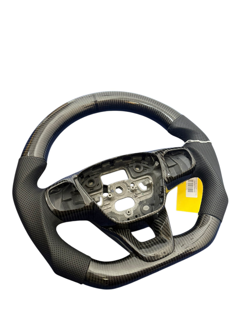 Ford Fiesta MK8 / Focus MK4 Carbon Fibre Steering Wheel - SWFIESTAMK82