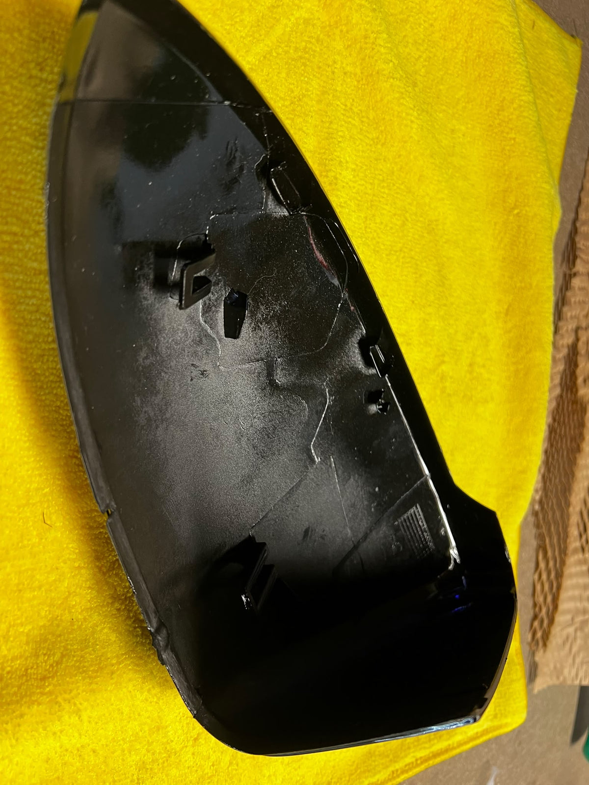 CLEARANCE 8017 - Volkswagen Golf MK7/7.5 Wing Mirror Covers in Gloss Black (2013-2019)