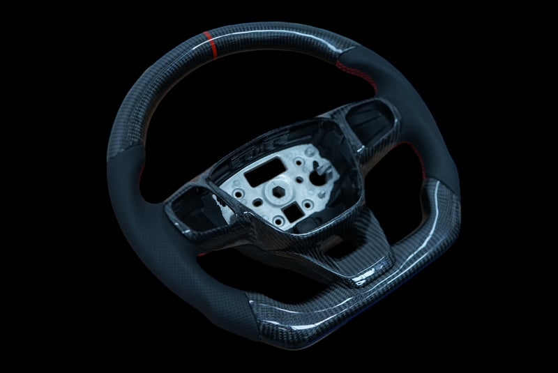 Ford Transit Custom 2018+ Carbon Fibre Steering Wheel - SWTRANCUS7