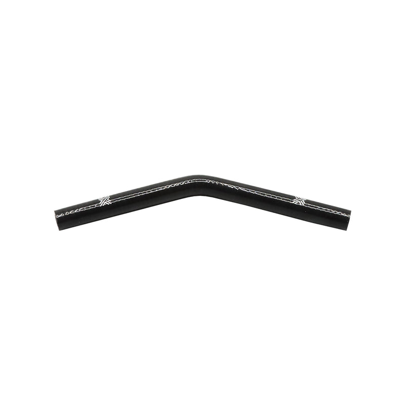 Pipercross Black 45° 12mm Bore, 152mm Leg Length Silicone Hose (FCL04012)