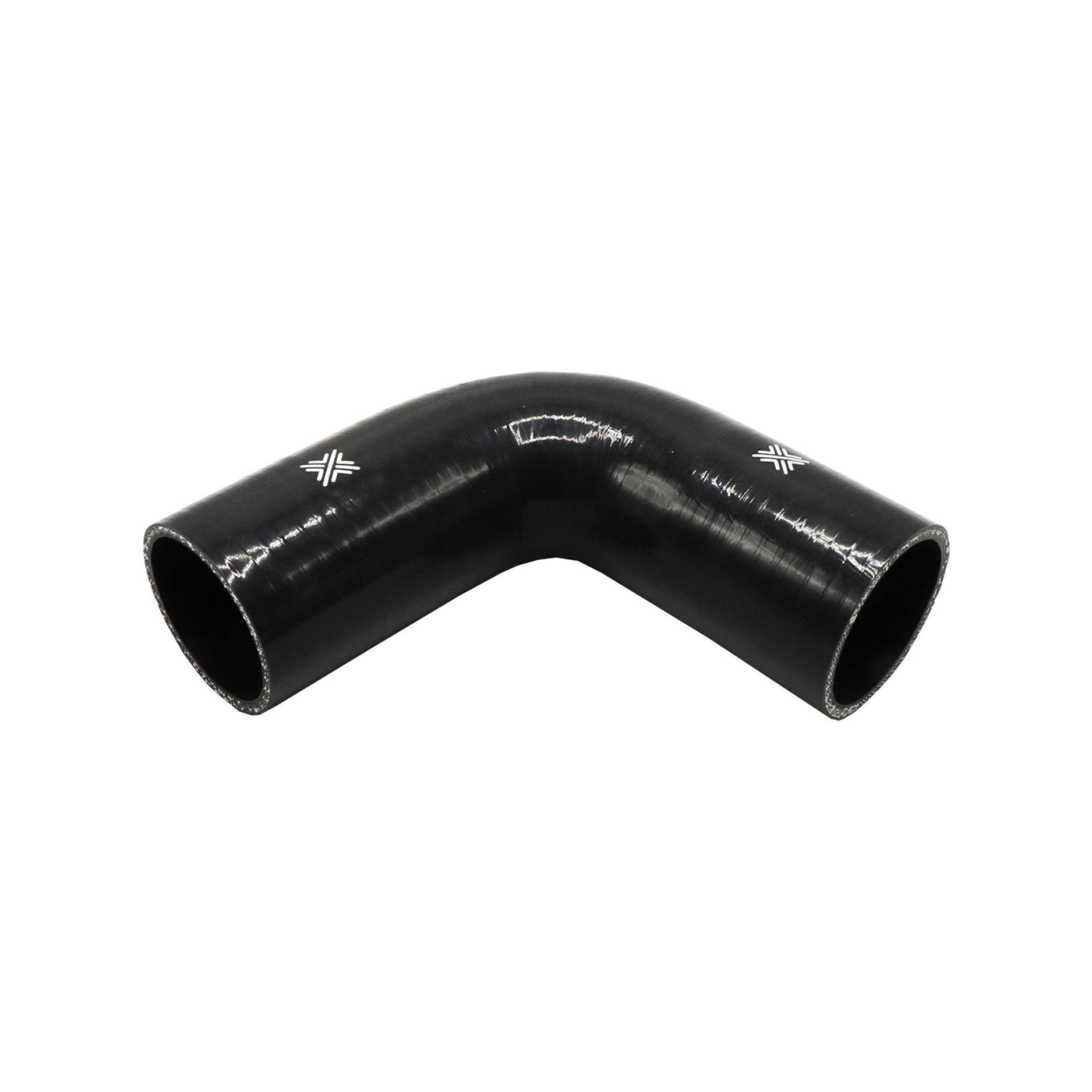 Pipercross Black 90° 61mm Bore, 152mm Leg Length Silicone Hose (FCL04075)