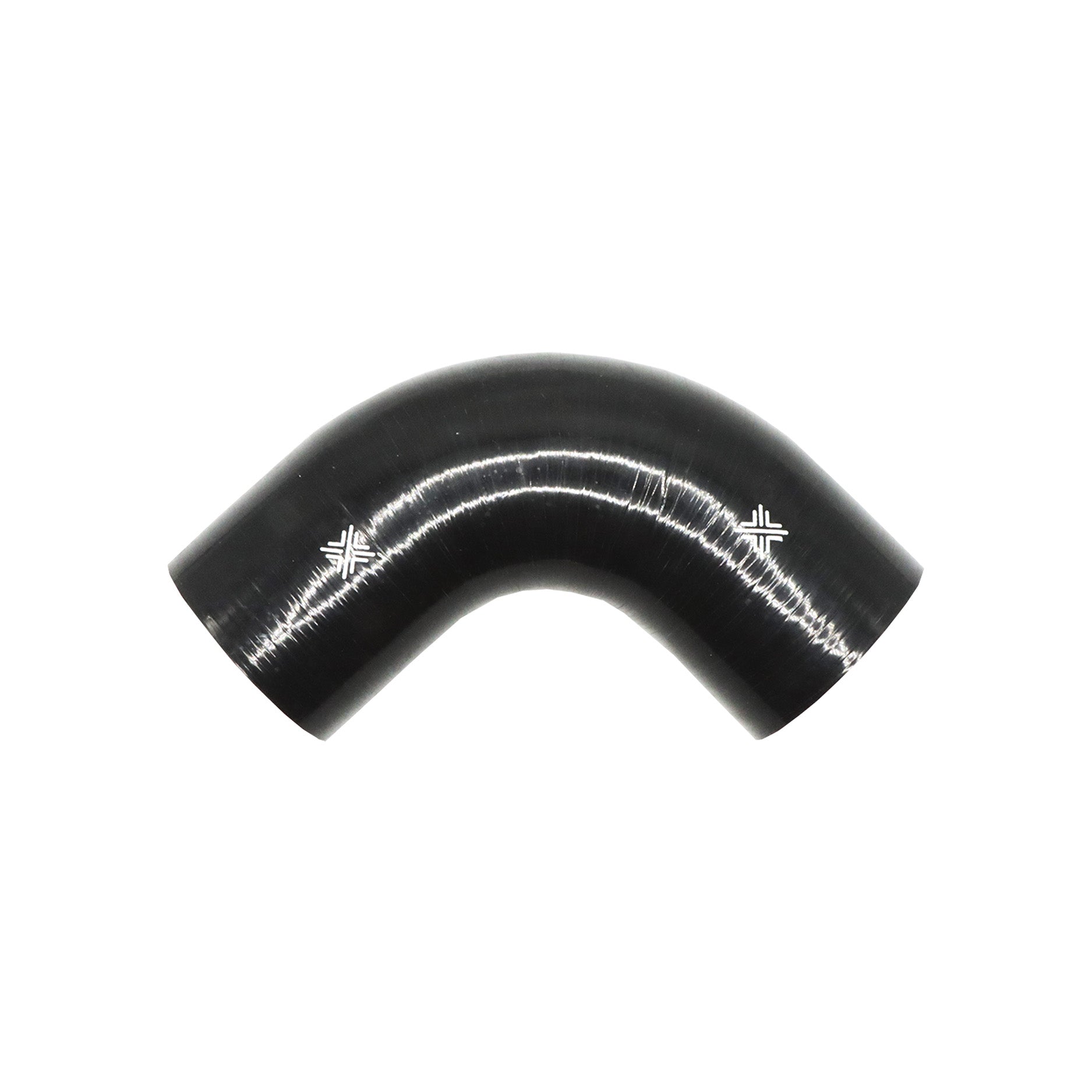 Pipercross Black 90° 70mm Bore, 152mm Leg Length Silicone Hose (FCL04081)