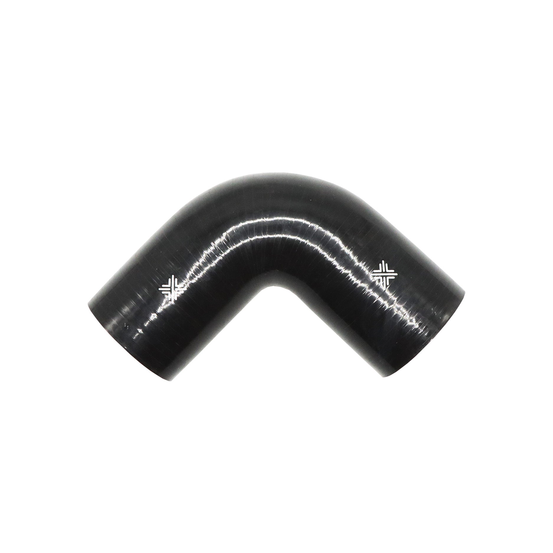 Pipercross Black 90° 76mm Bore, 152mm Leg Length Silicone Hose (FCL04084)