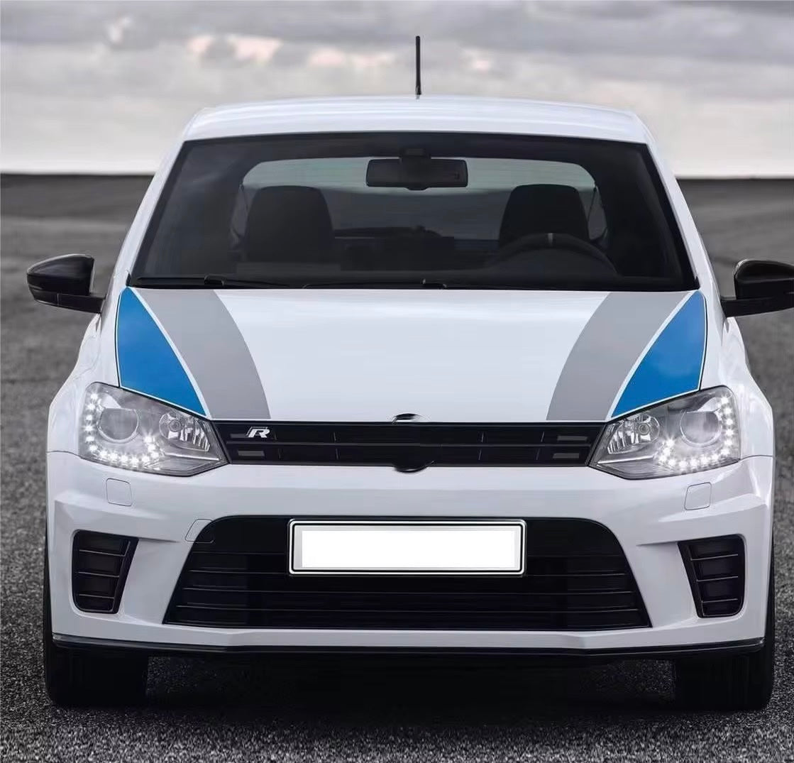 Volkswagen Polo MK5 6R / 6C WRC Front Bumper & Grilles Kit (2009-2017)