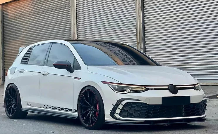 Volkswagen VW Golf MK8 Gloss Black Rear Window Louvres (5 Door Models)(2020-2024)
