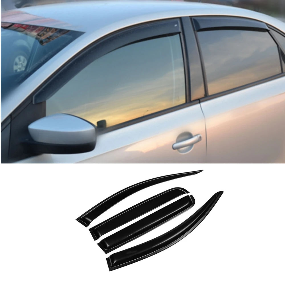 Volkswagen Polo MK5 6R / 6C 5-Door Window Wind / Rain Deflectors (2009 - 2017 Models)