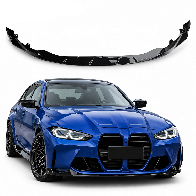 BMW M3 G80 / M4 G82 2020 - 2026 Front Bumper Splitter Lip Gloss Black | DA Design
