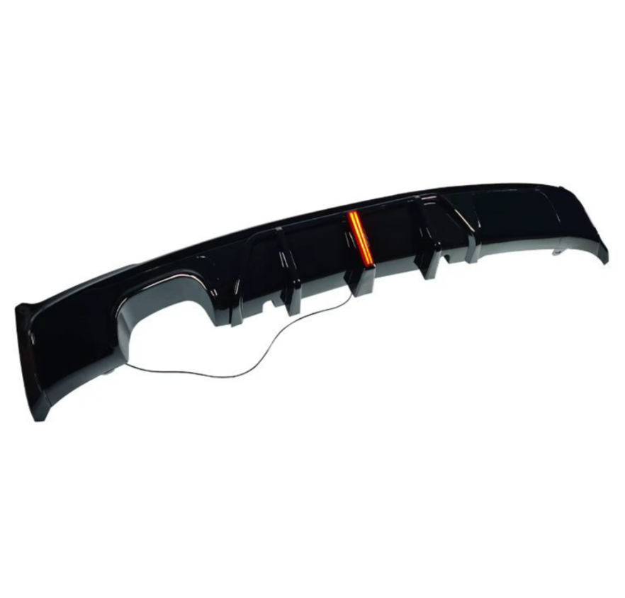 BMW 2 Series F22 F23 MP Gloss Black Diffuser With LED | DA Design
