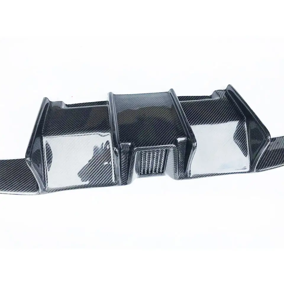 BMW M2 F87 2016 - 2019 Carbon Fibre Rear Diffuser With LED | DA Design