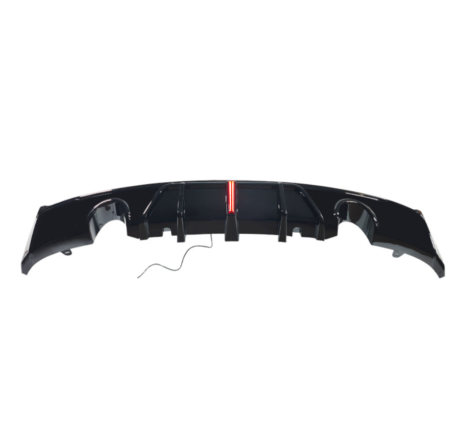 BMW 2 Series F22 F23 MP Gloss Black Diffuser With LED | DA Design