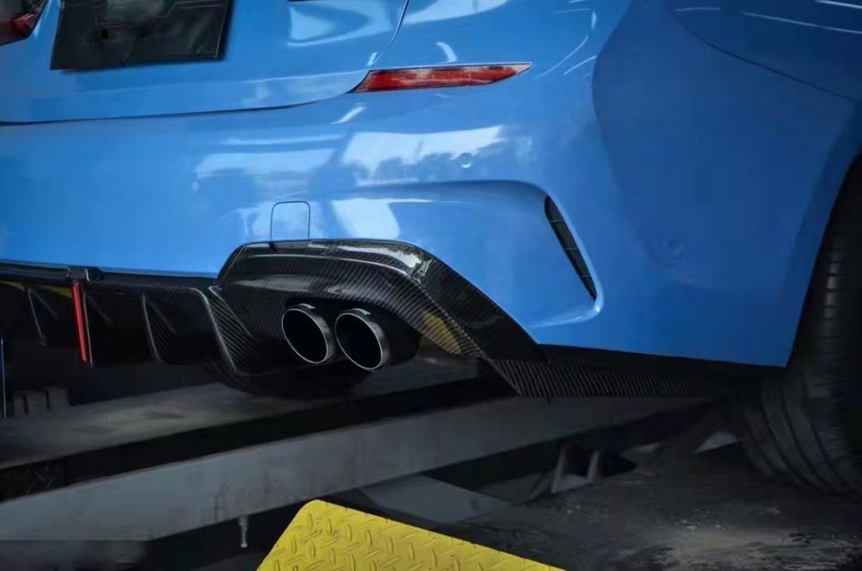 BMW 3 Series G20 2019 - 2022 Pre LCI Carbon Fibre LED Rear Diffuser | DA Design