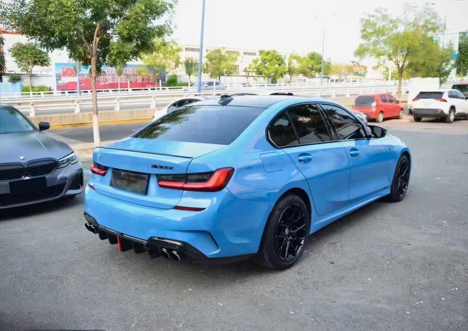 BMW 3 Series G20 2019 - 2022 Pre LCI Carbon Fibre LED Rear Diffuser | DA Design