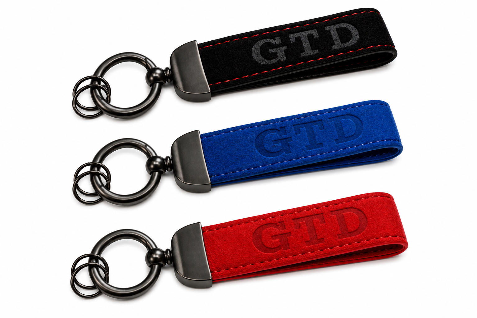 Volkswagen GTD Alcantara Keyring (Multiple Colours)
