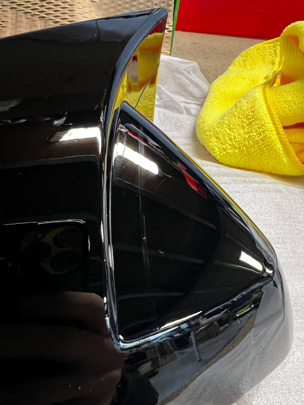 CLEARANCE 8006 - Volkswagen Polo MK5 6R/6C 'Batman' Style Gloss Black Mirror Covers (2009-2017)