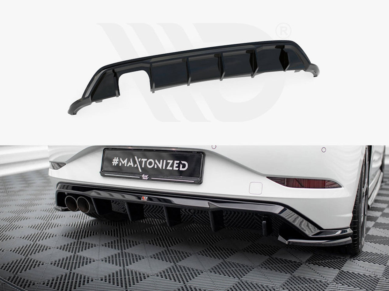 Maxton Design Rear Valance Volkswagen Polo Gti Mk6 Facelift