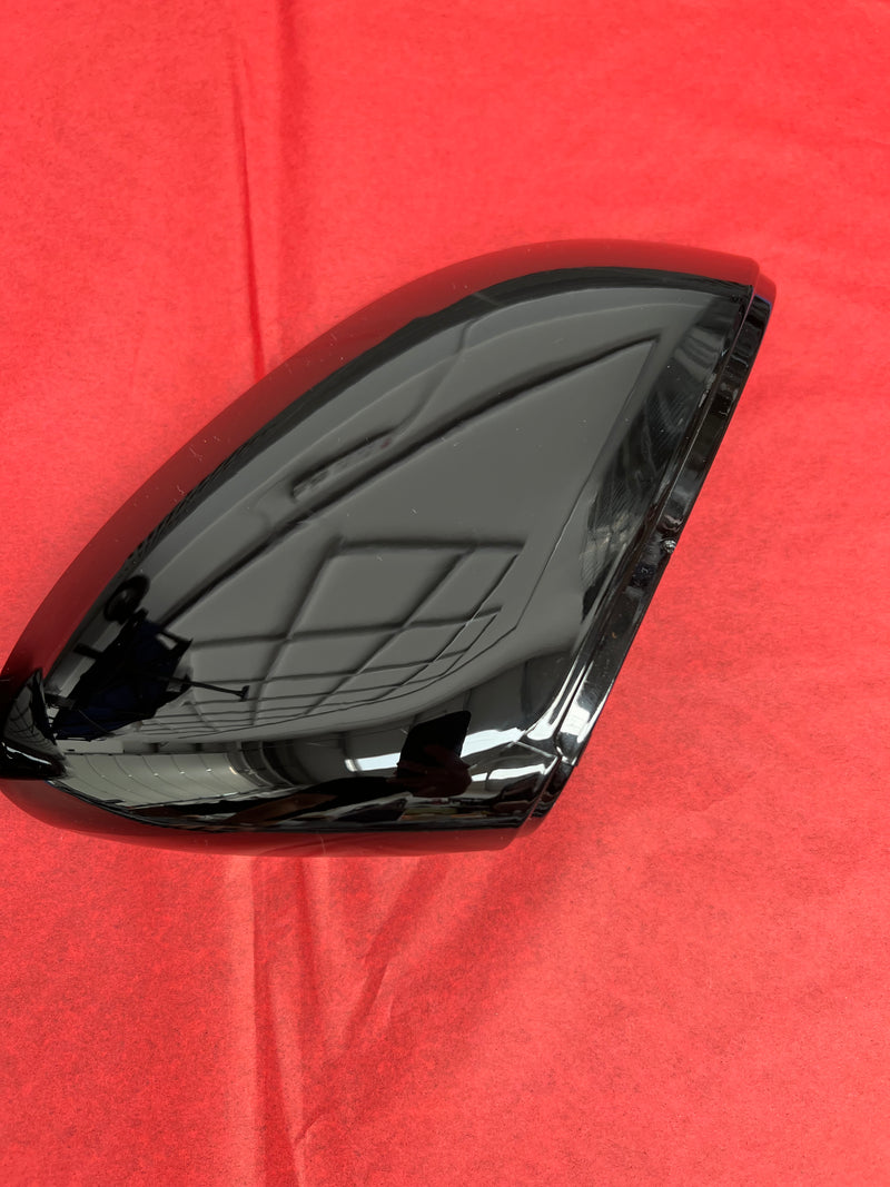 **CLEARANCE** - 132 - VW Golf MK8 / ID3 Mirror Covers Gloss Black (With Lane Assist) - Passenger Side Scratched & chipped on the edge