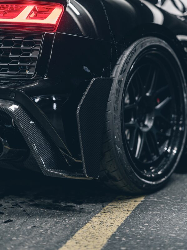 Audi R8 Carbon Fibre Rear Diffuser W Side Elements Gen 2 2019-