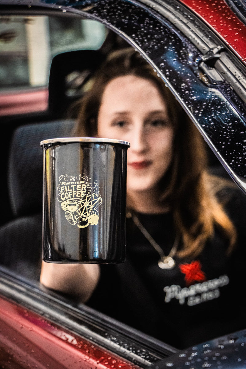 Pipercross Filter Coffee Tin Mug