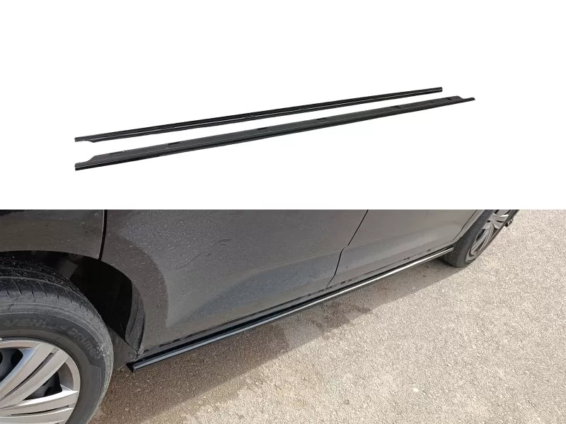 Side Skirts Extensions Volkswagen Caddy Mk5 / Ford Transit Connect L1 Mk3