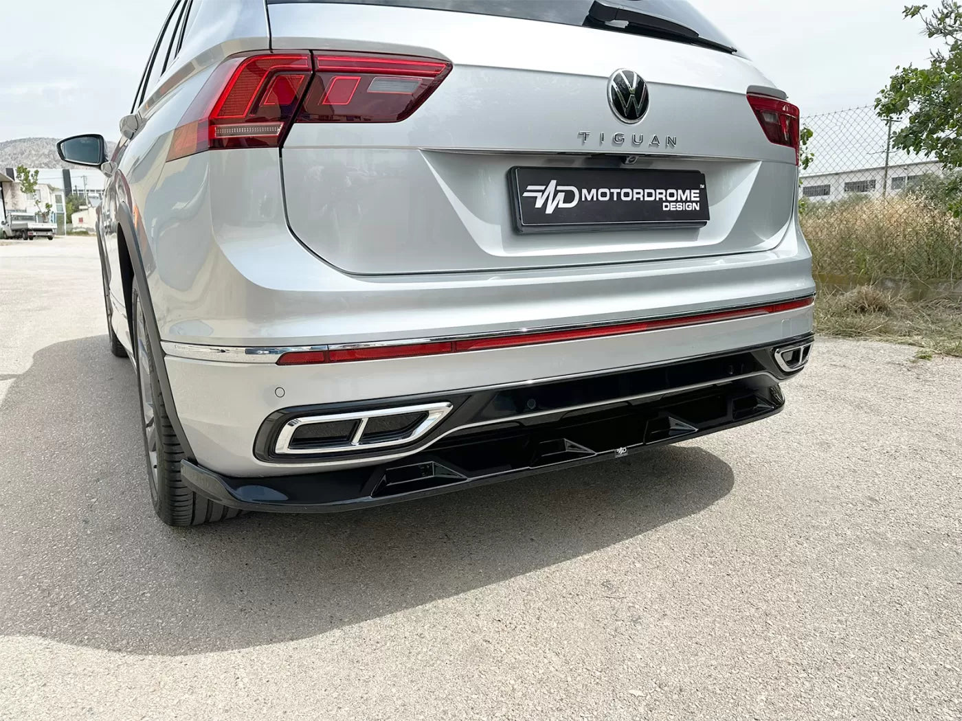 Rear Splitter Volkswagen Tiguan R-Line Mk2 Facelift (2020-2024)