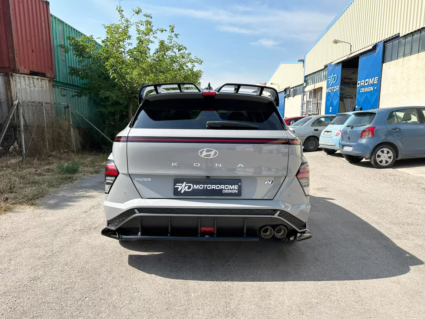 Rear Splitter Hyundai Kona N-Line Mk2