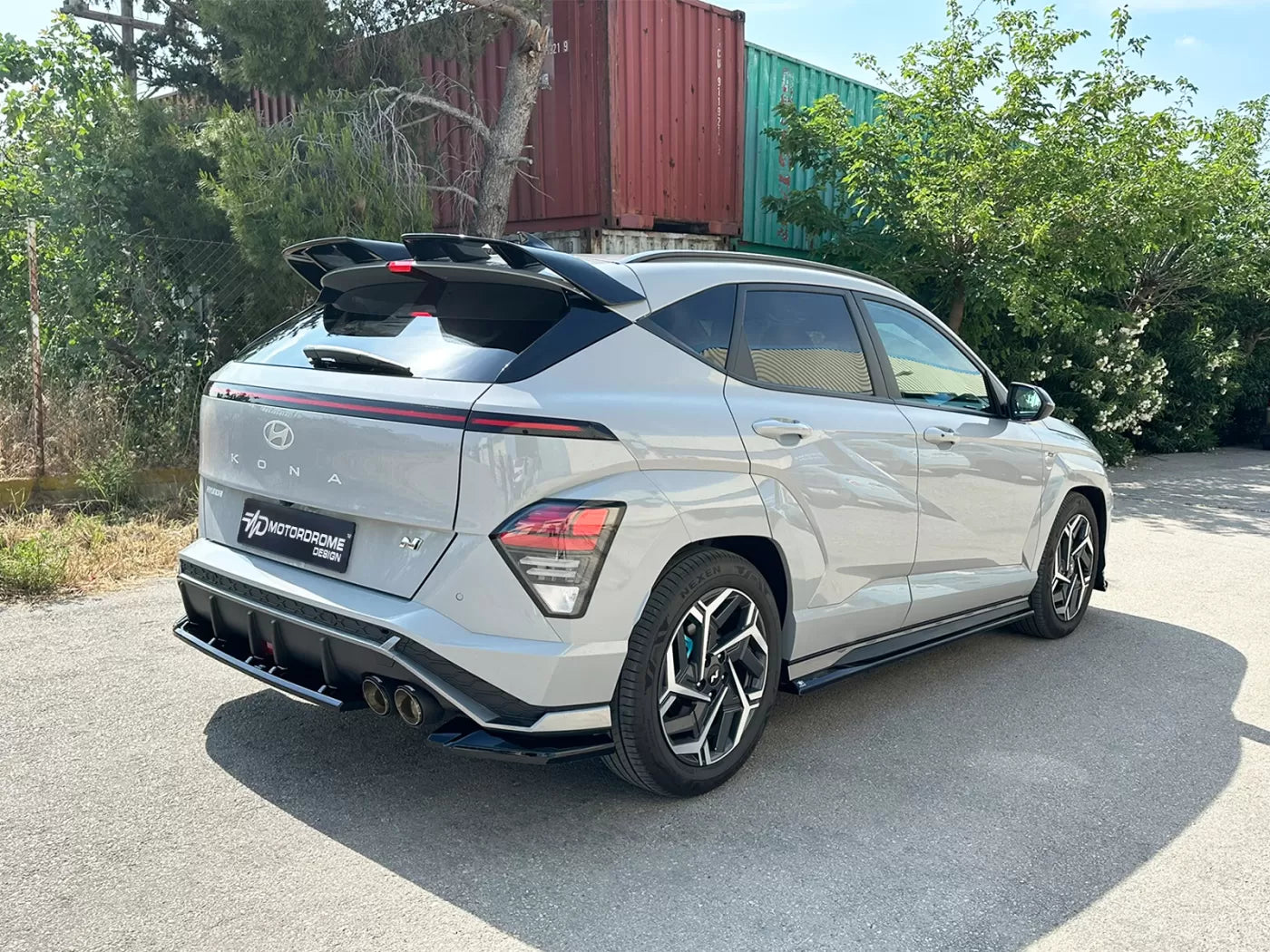 Rear Splitter Hyundai Kona N-Line Mk2