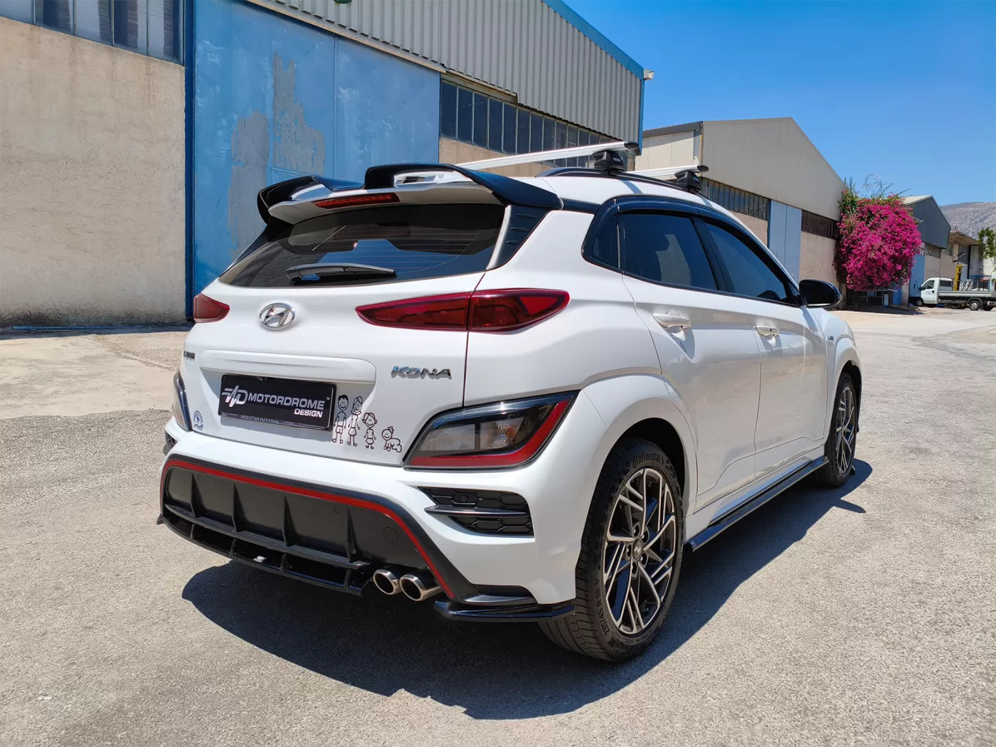 Rear Splitter Hyundai Kona N-Line Mk1 Facelift