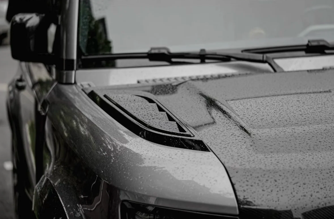 LAND ROVER DEFENDER BONNET AIR VENT COVERS SUITABLE FOR  90 110 L663 2020