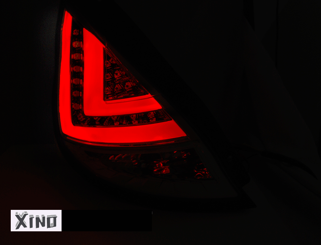 Ford Fiesta MK7.5 LED Custom Tail Lights (2013-2017) RED
