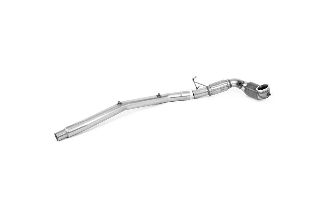 Milltek Large Bore Downpipe and Hi-Flow Sports Cat for Audi S3  8Y, VW Tiguan R, T-Roc R, and Mk8 Golf R