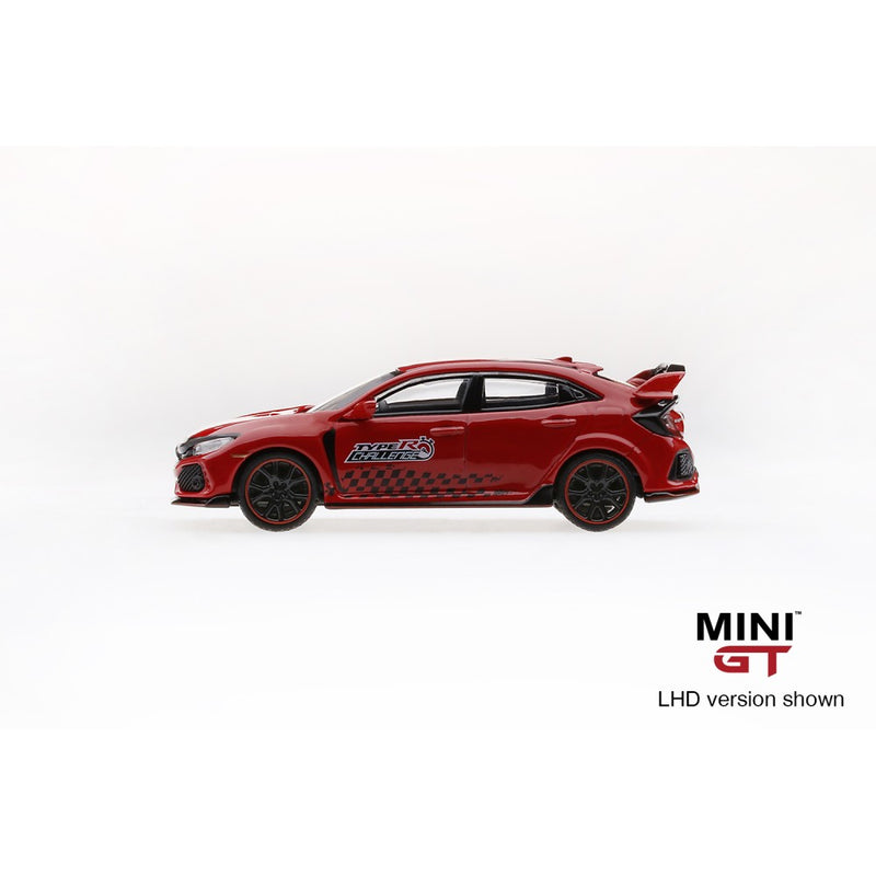 MINI GT 1/64 HONDA CIVIC TYPE R (FK8) RED TIME ATTACK 2018 (LHD)