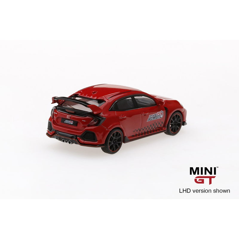 MINI GT 1/64 HONDA CIVIC TYPE R (FK8) RED TIME ATTACK 2018 (LHD)