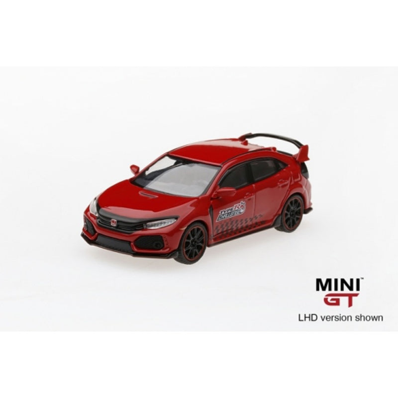 MINI GT 1/64 HONDA CIVIC TYPE R (FK8) RED TIME ATTACK 2018 (LHD)