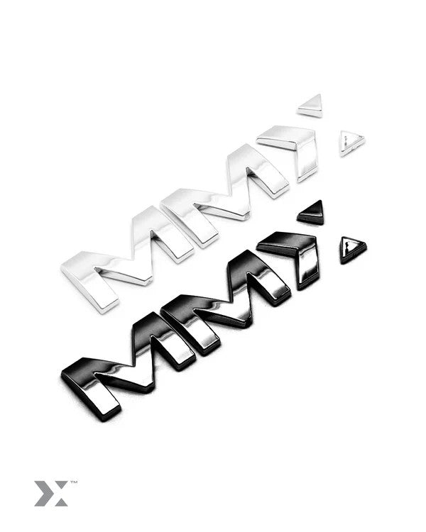 MMX Vehicle Badge Chrome