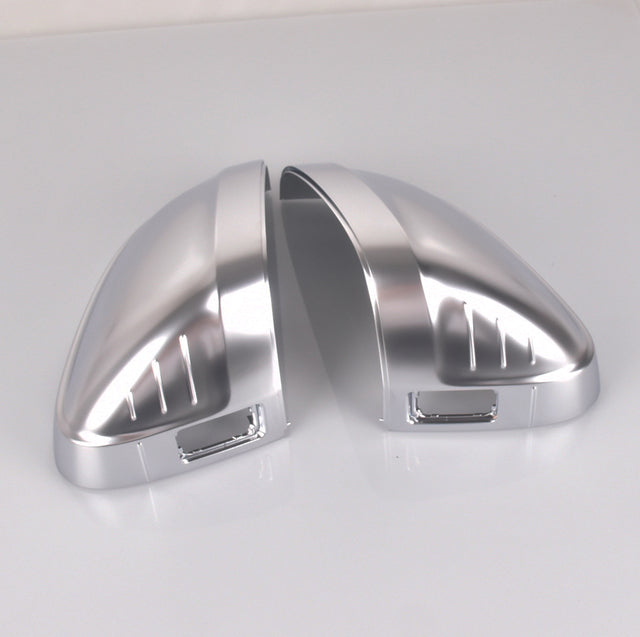 Audi A4 / S4 / RS4 B9 Satin Chrome Replacement Mirror Covers (2016+)