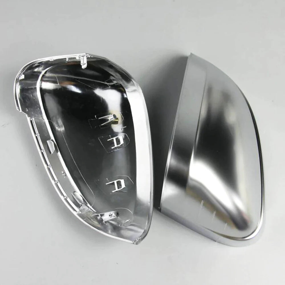 Audi A5 / S5 / RS5 B9 Satin Chrome Replacement Mirror Covers (2016+)